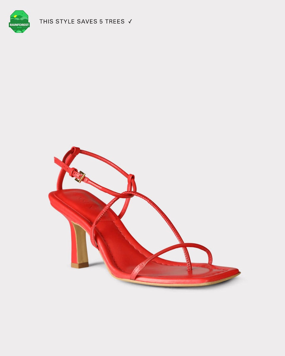 The Strappy Sandal | Red The Strappy Sandal | Red