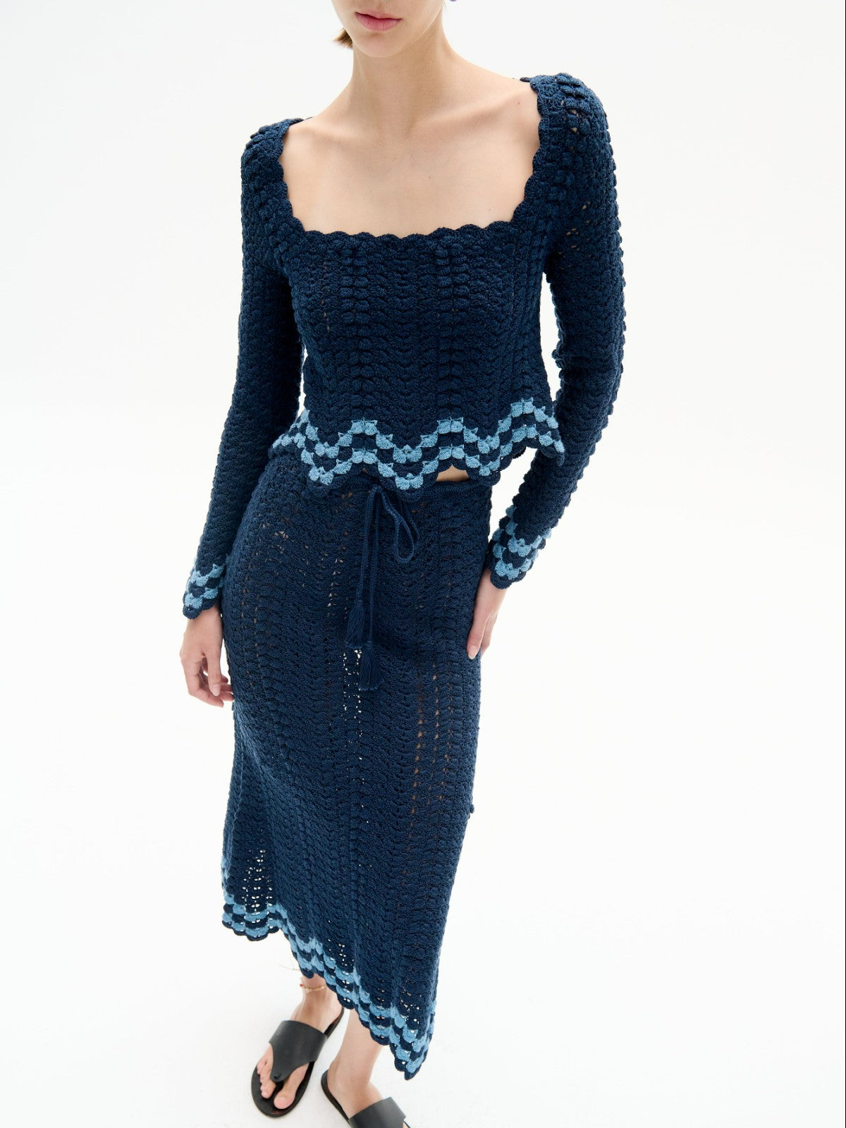 Brisa Top | Navy Brisa Top | Navy