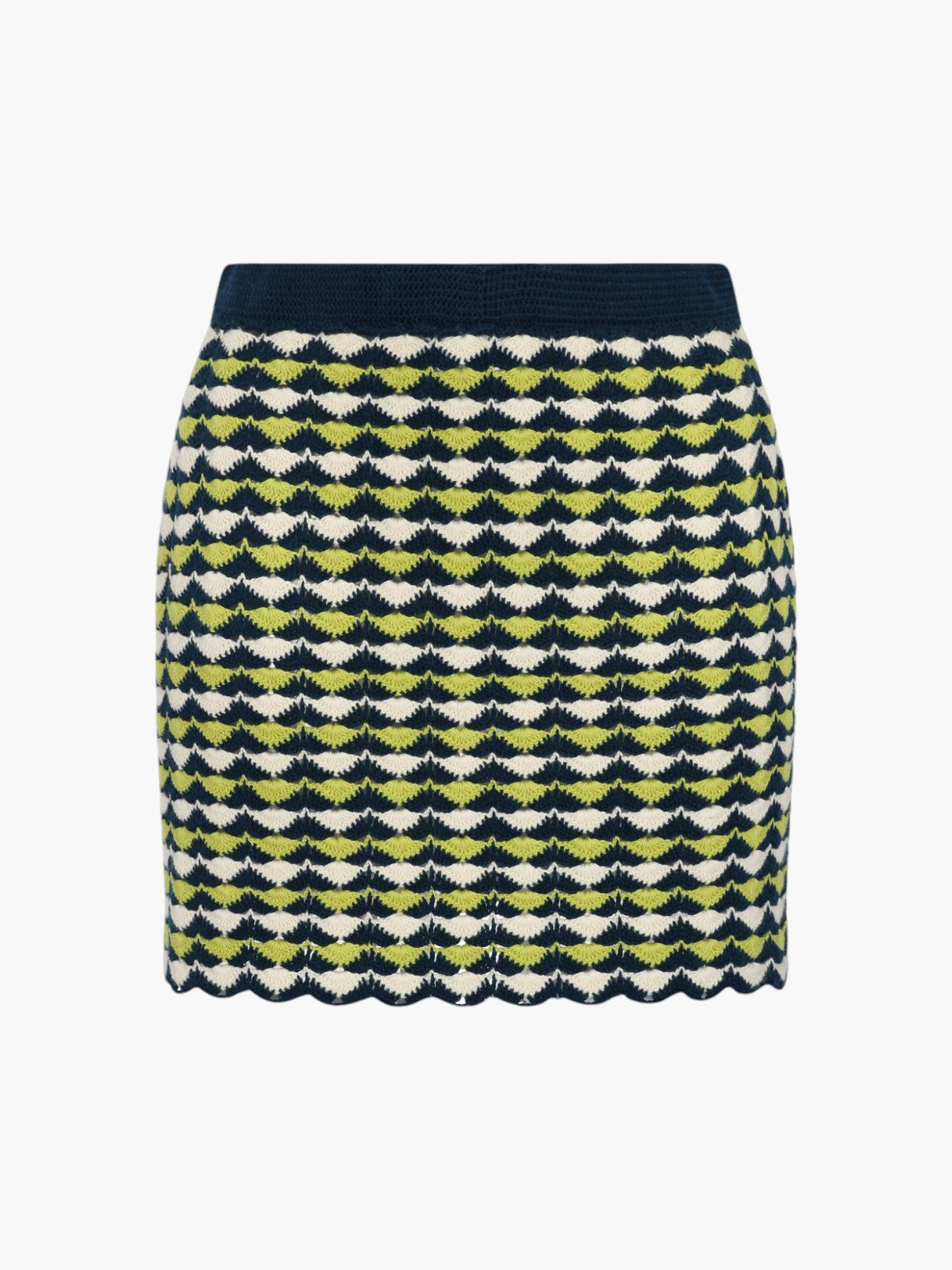 Motupe Mini Skirt | Lime/Blue Motupe Mini Skirt | Lime/Blue