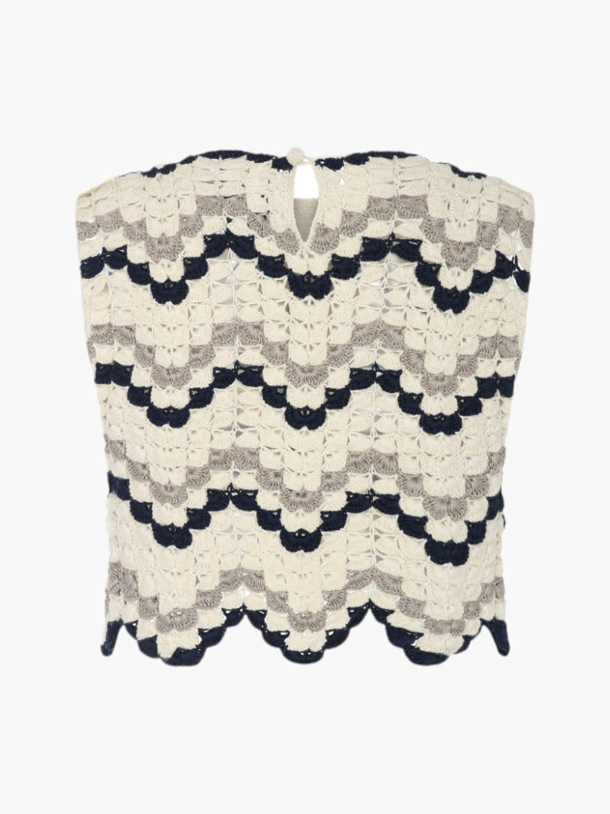 Nieva Top | Ivory/Navy Nieva Top | Ivory/Navy