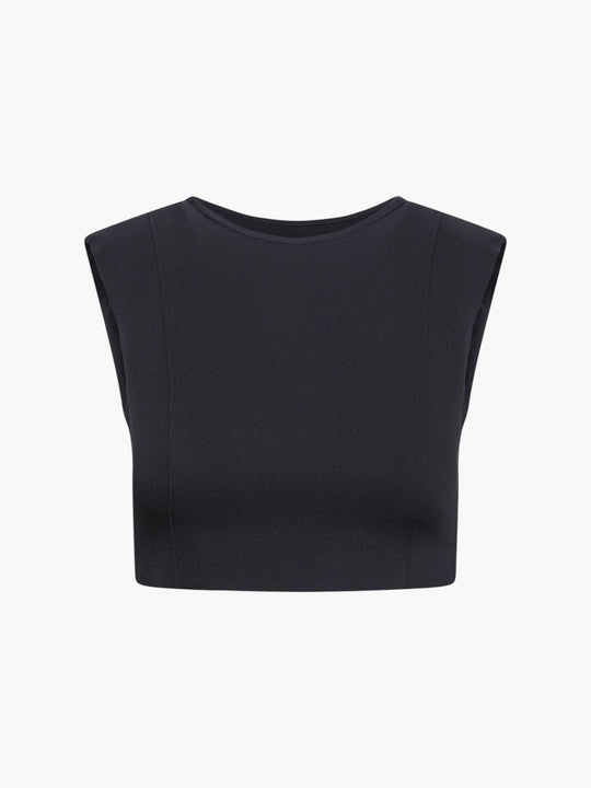 Yasemin Crop Top | Black