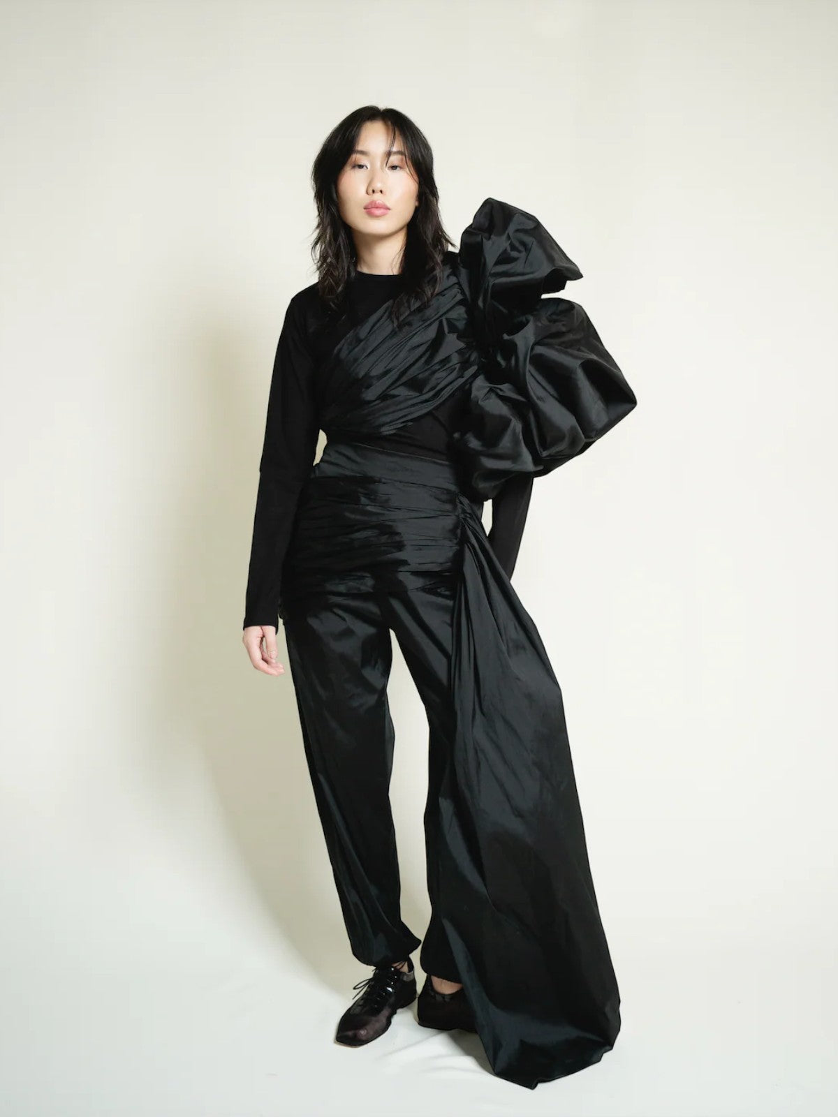 Capullo Long Sleeve Top | Black Capullo Long Sleeve Top | Black