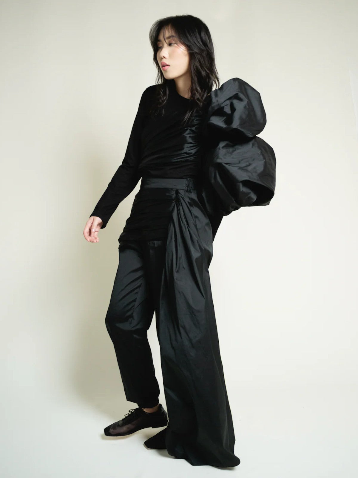 Capullo Long Sleeve Top | Black Capullo Long Sleeve Top | Black