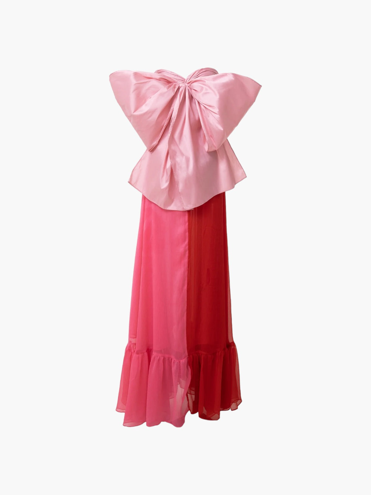 Cata Dress | Old Rose with Red Cata Dress | Old Rose with Red