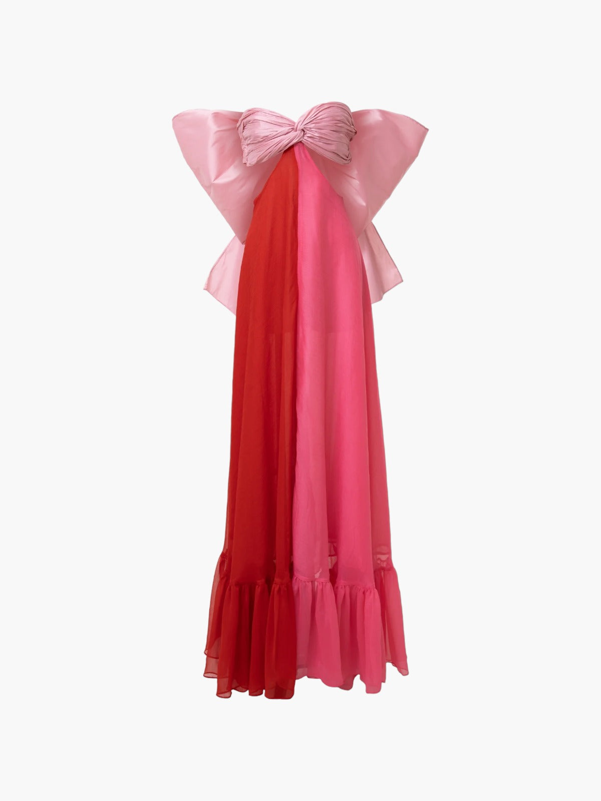 Cata Dress | Old Rose with Red Cata Dress | Old Rose with Red