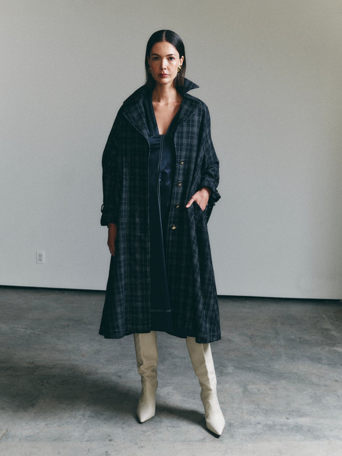 Camila Coat | Navy Camila Coat | Navy
