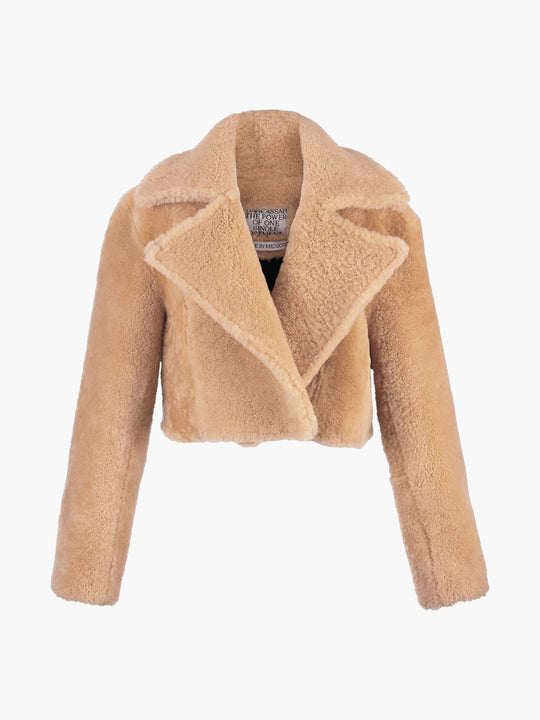 Alanis Shearling Jacket | Beige