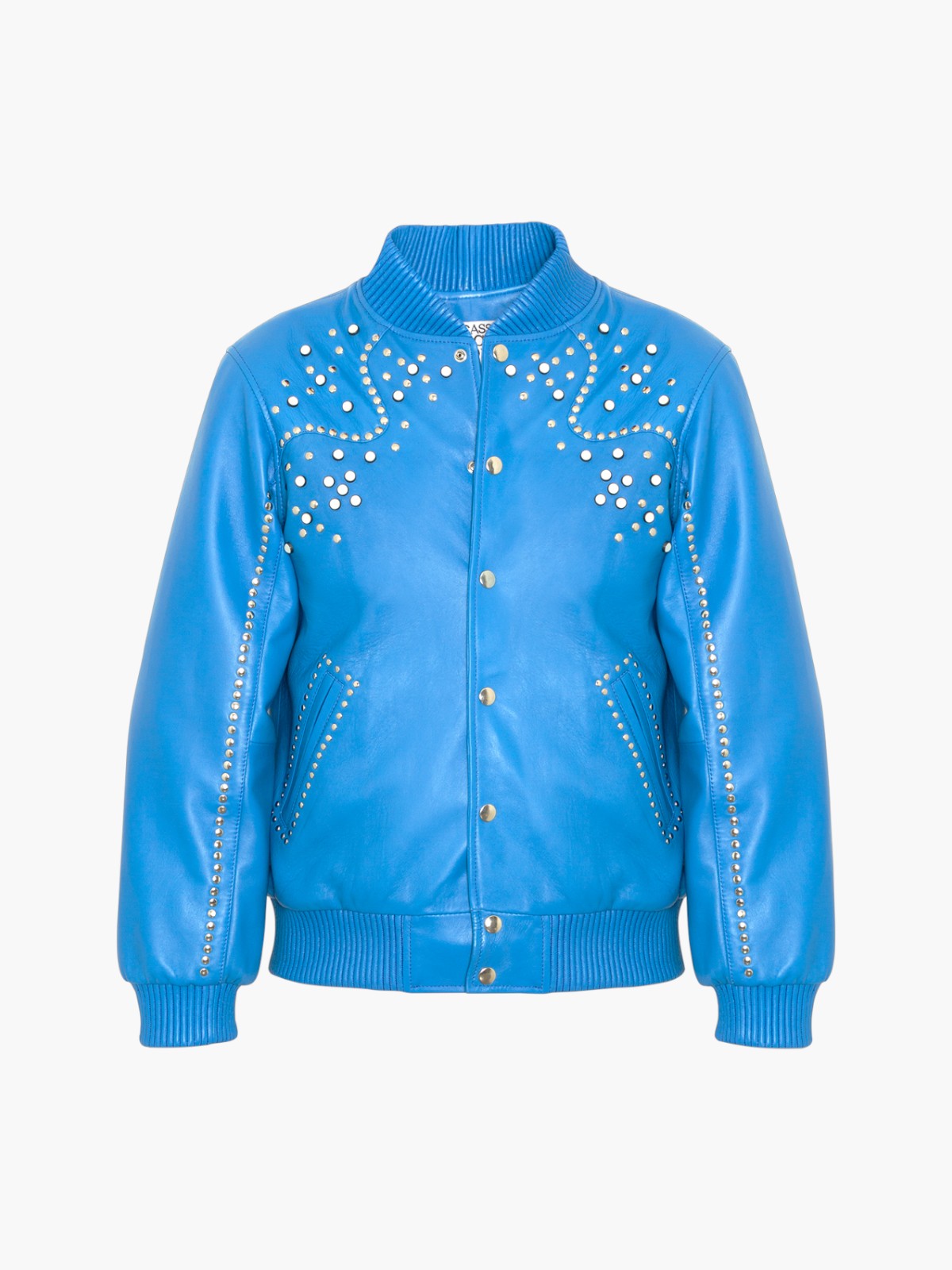 Ennio Leather Jacket | Blue Ennio Leather Jacket | Blue