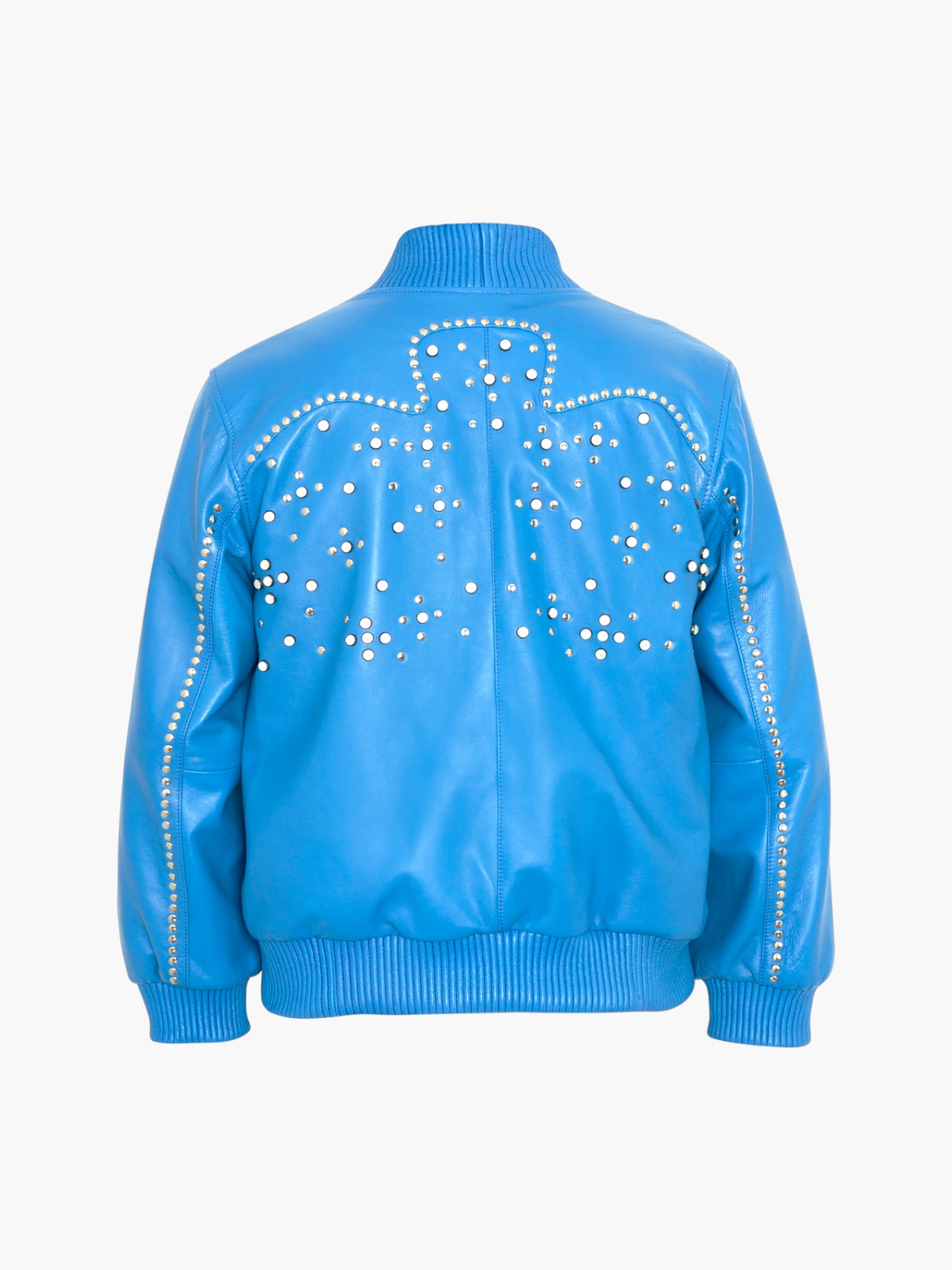 Ennio Leather Jacket | Blue Ennio Leather Jacket | Blue