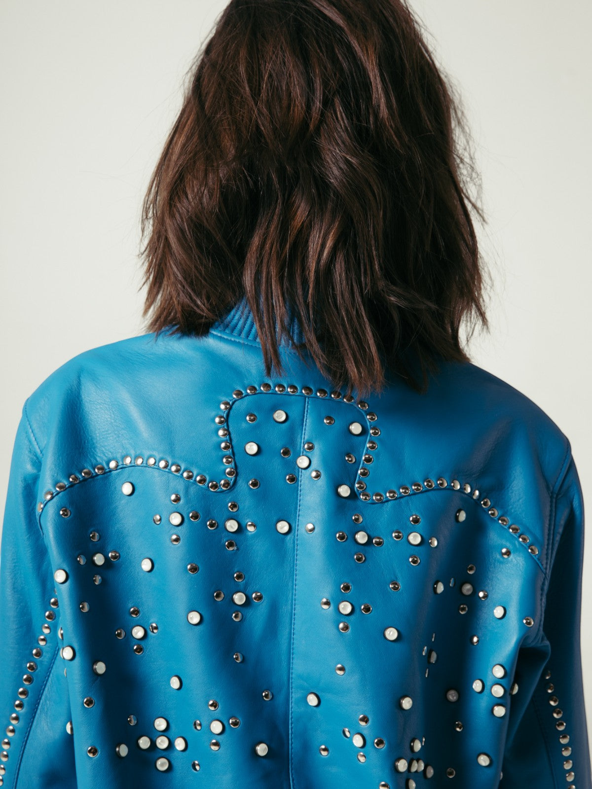 Ennio Leather Jacket | Blue Ennio Leather Jacket | Blue