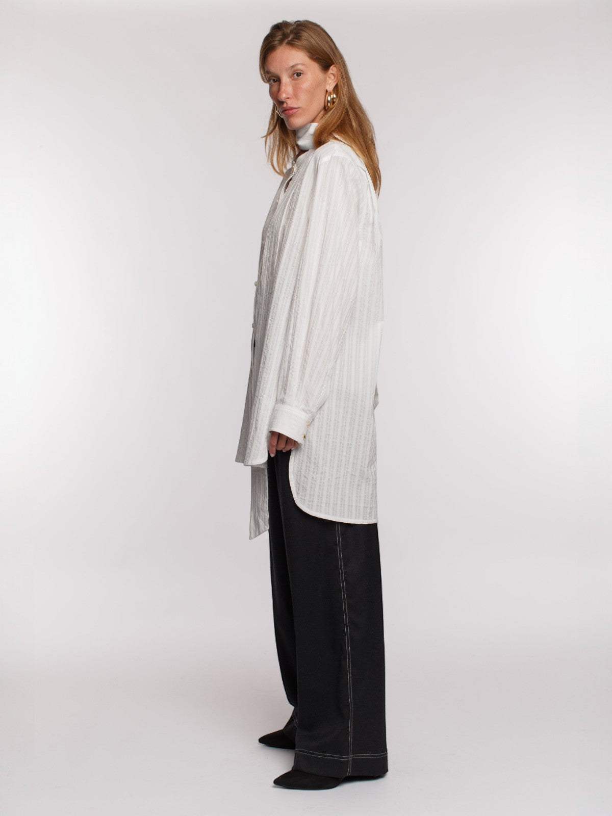 Cula Top/Mini Dress | White Cula Top/Mini Dress | White