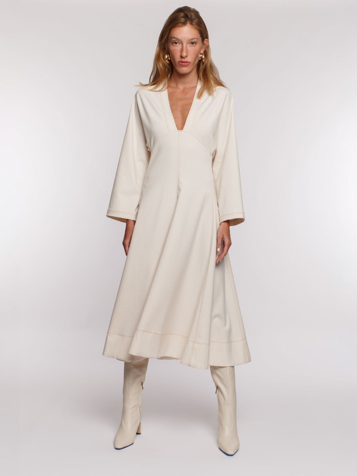 Lily A-line Dress | White Lily A-line Dress | White