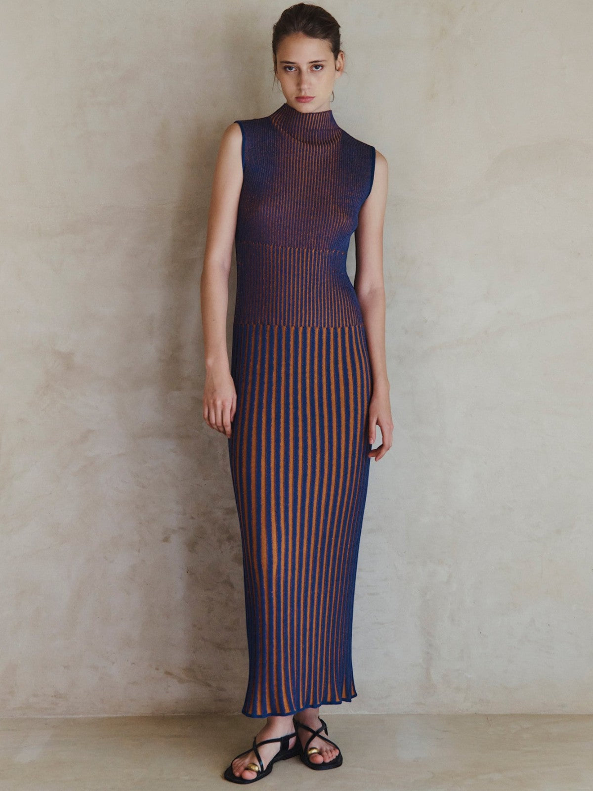 Golfo Maxi Dress | Electric Blue/Orange Golfo Maxi Dress | Electric Blue/Orange