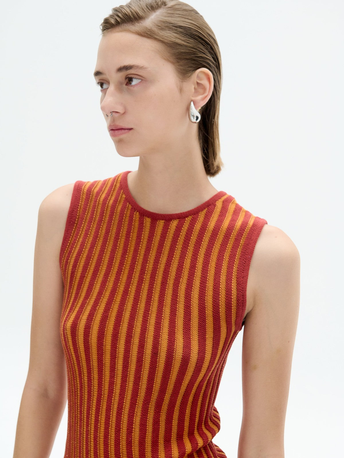 Marina Halter Top | Burgundy / Orange Marina Halter Top | Burgundy / Orange