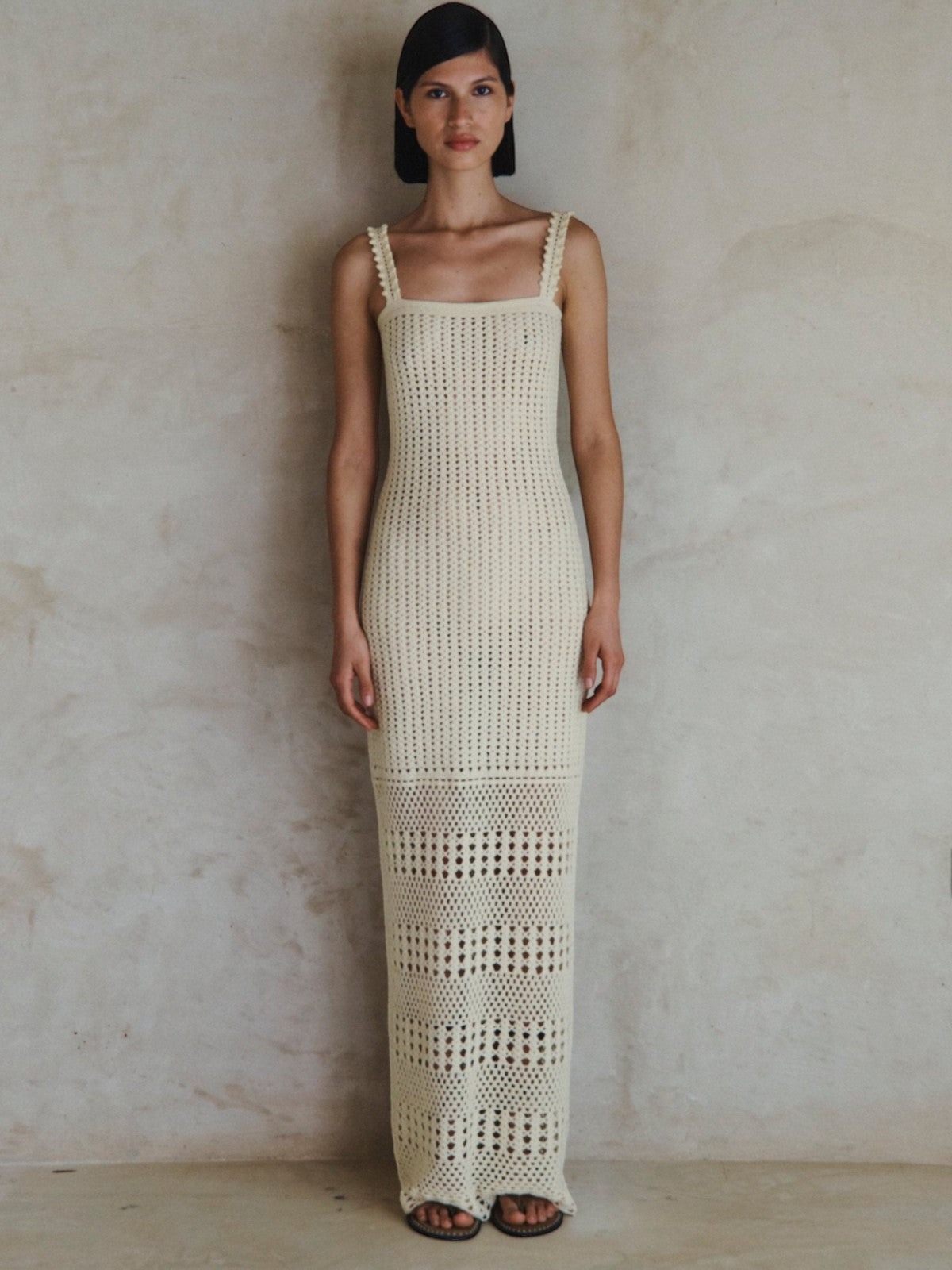 Reflejo Sleeveless Dress | Ivory Reflejo Sleeveless Dress | Ivory