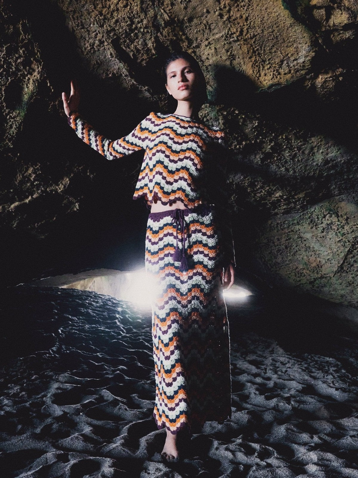 Safi Pesca Pencil Skirt | Pistaccio Terracota Safi Pesca Pencil Skirt | Pistaccio Terracota