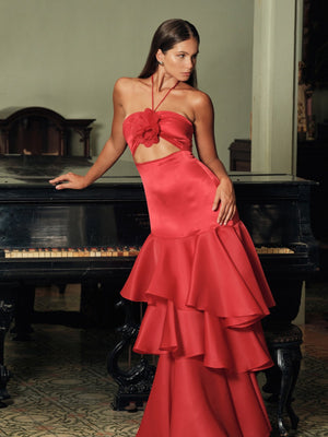 La Rosa Gown | Red La Rosa Gown | Red