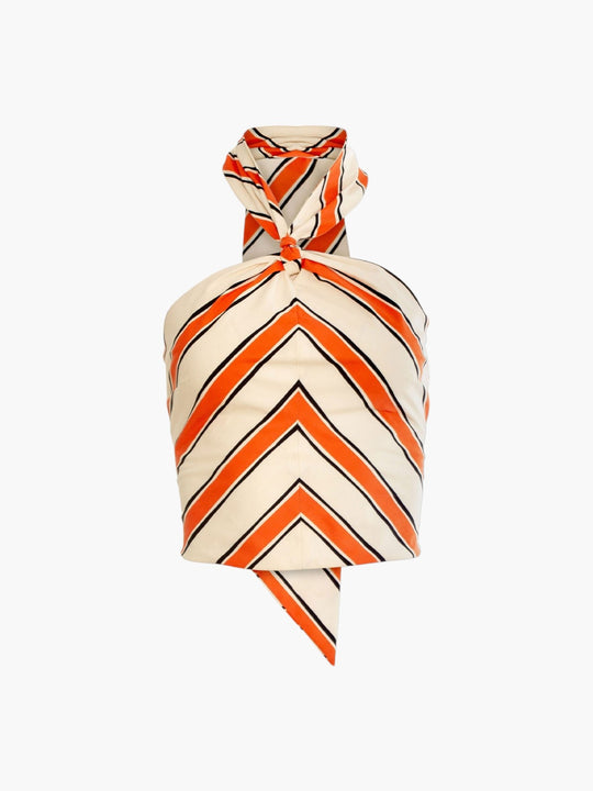 Palma de Coco Top | Orange/Sand