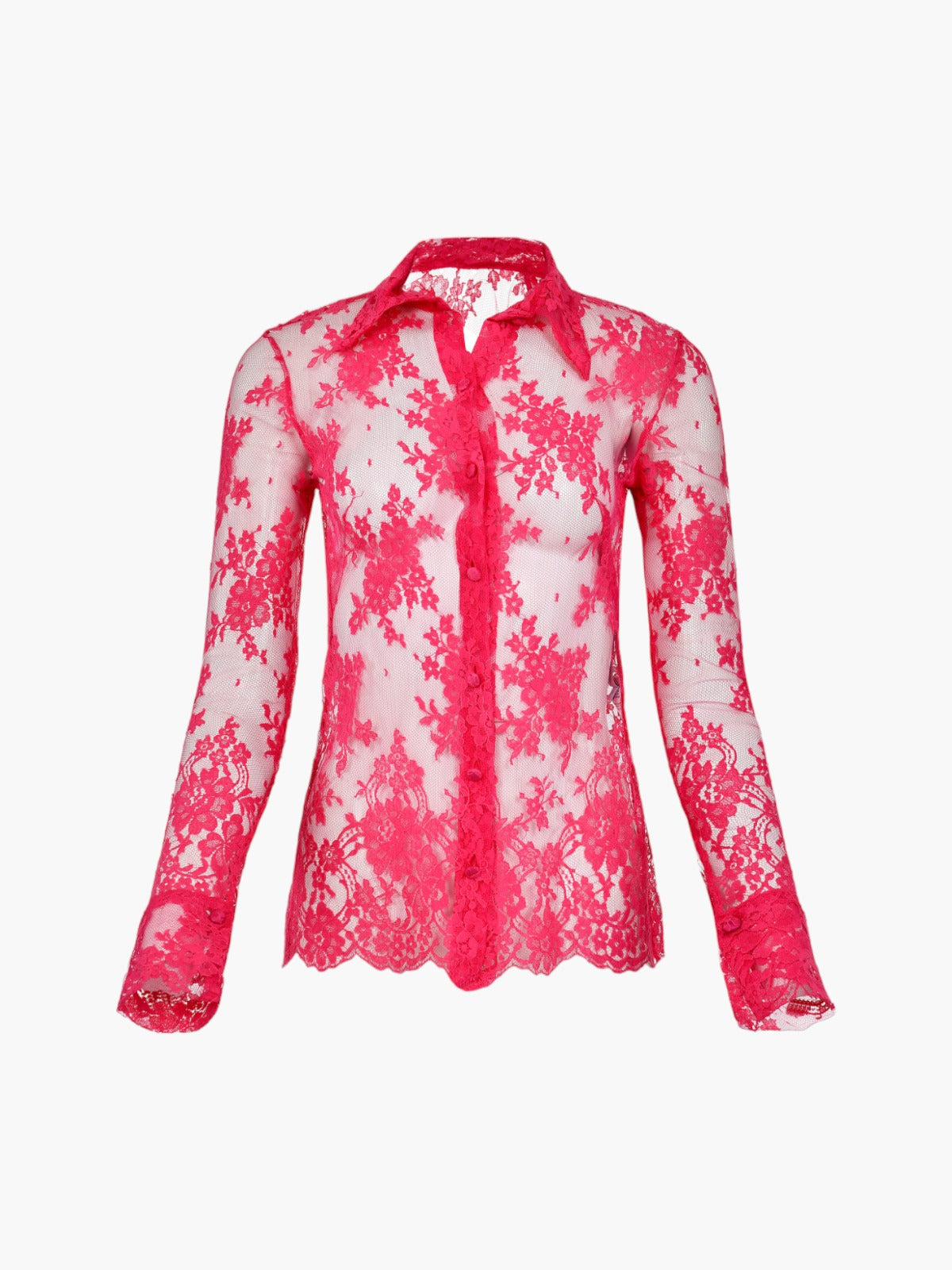 Arena Lace Blouse | Fuschia Arena Lace Blouse | Fuschia