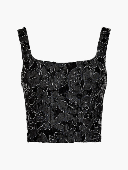 Chloe Corset Top | Black