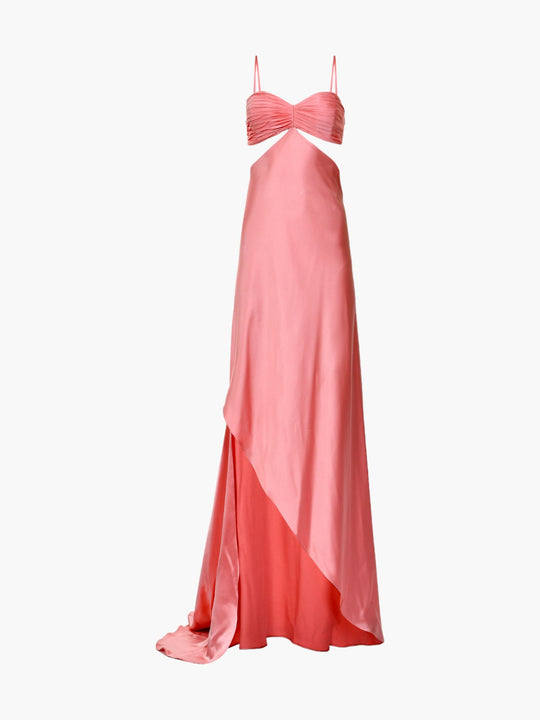 Irma Asymmetrical Silk Dress