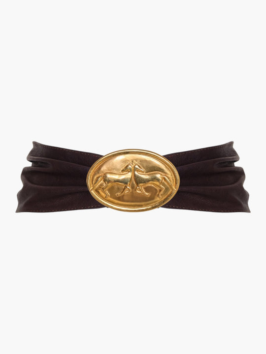 Galope Leather Belt | Brown