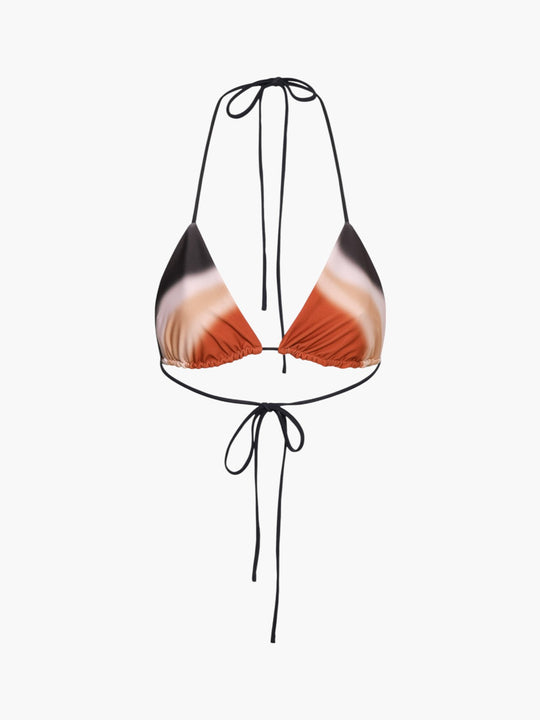 Gorgona Top | Black Nude Tie Dye