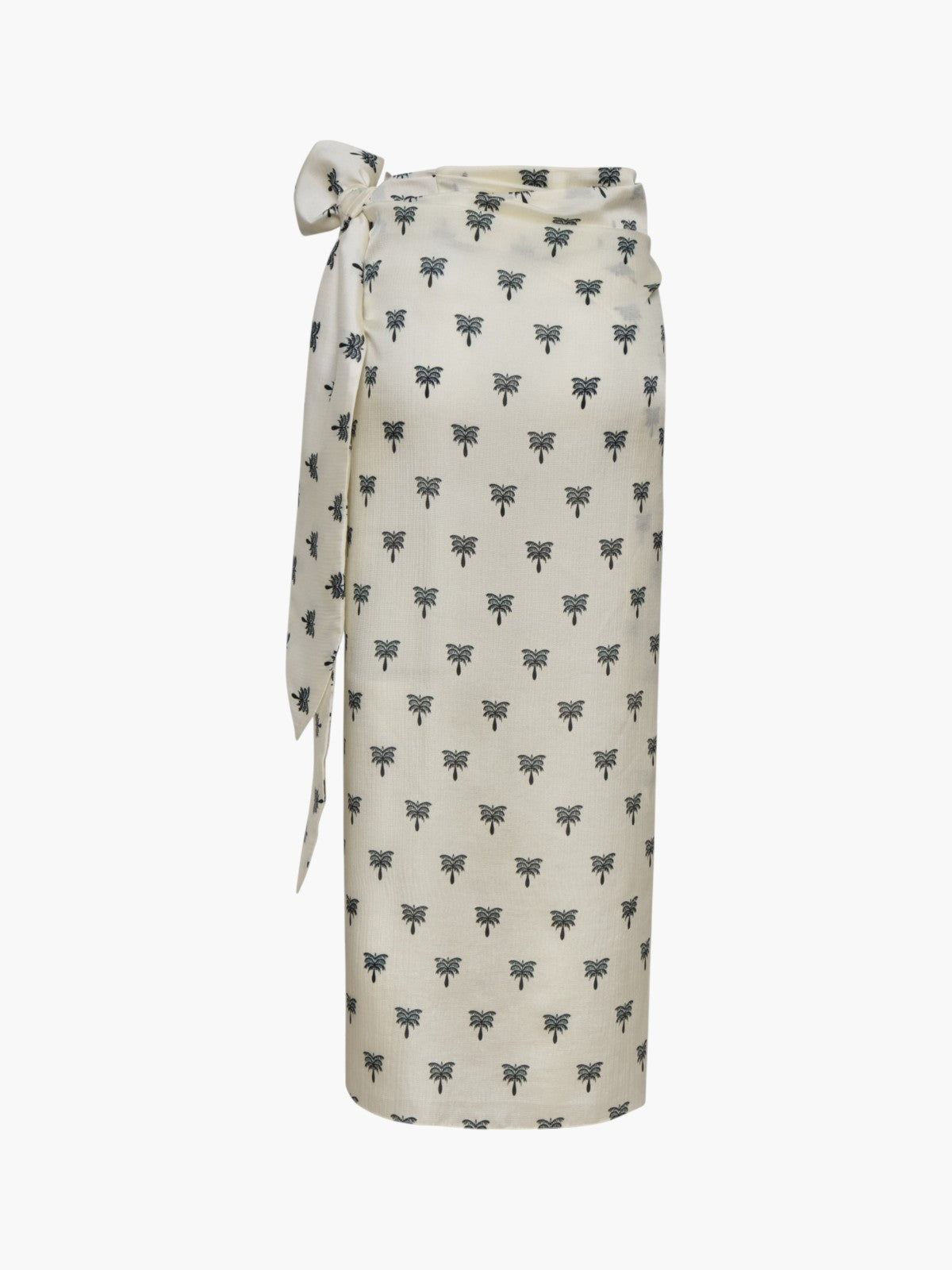 Mapara Martellato Silk Skirt | Ivory/Black Polka Palms Mapara Martellato Silk Skirt | Ivory/Black Polka Palms