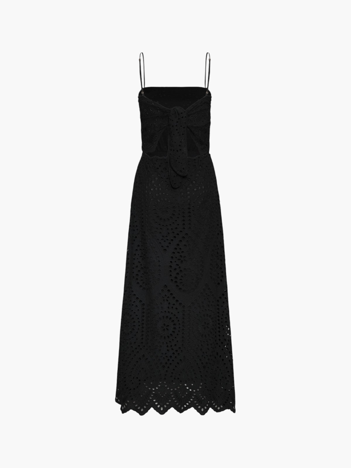 Nativa Cotton Eyelet Dress | Black Nativa Cotton Eyelet Dress | Black
