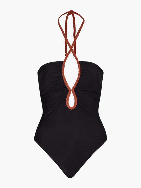 Saint Tropez One Piece | Black/Speziato