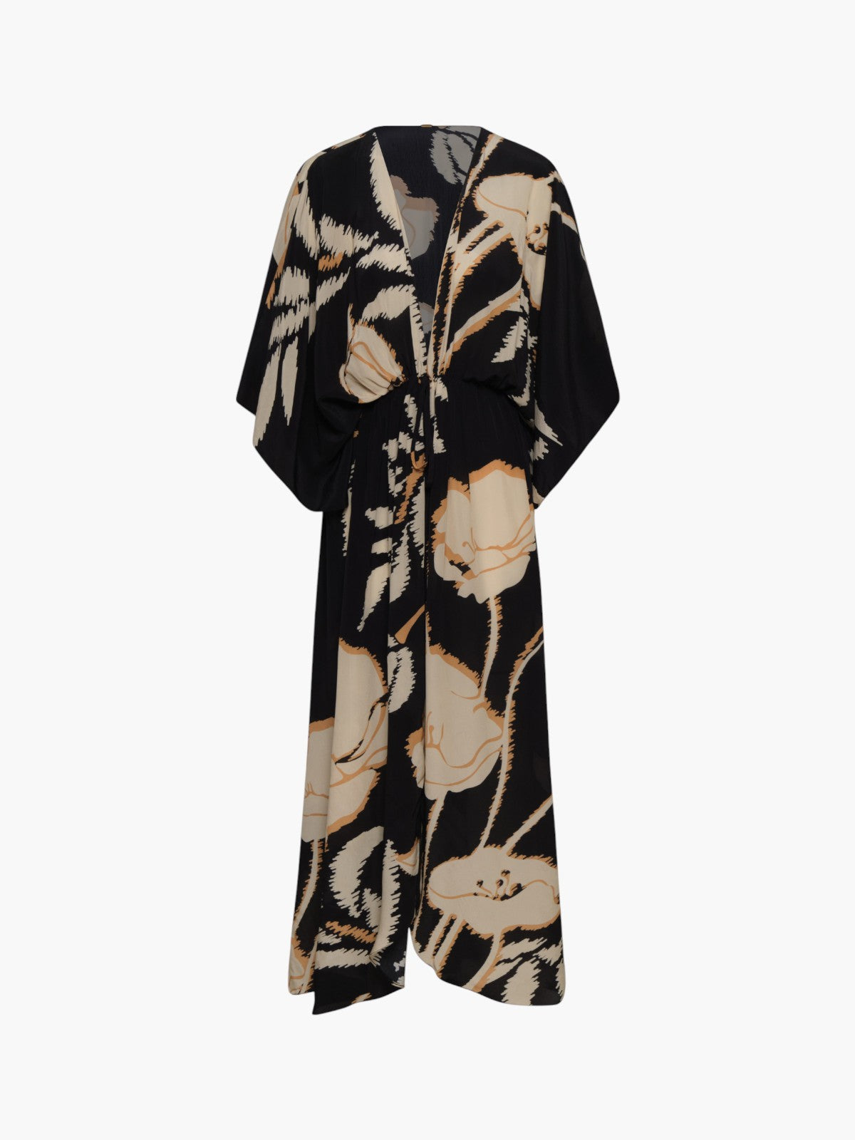 San Cipriano Crepe Chine Tunic | Black/Beige Gladiolos San Cipriano Crepe Chine Tunic | Black/Beige Gladiolos