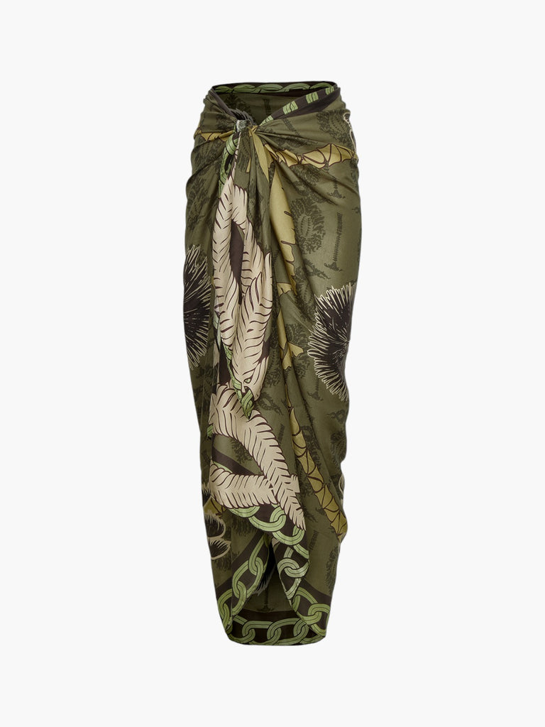 De La Falaise Sarong Green Fashionkind