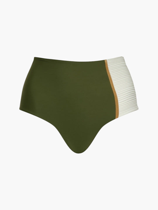 Frida Bottom | Green/Ivory
