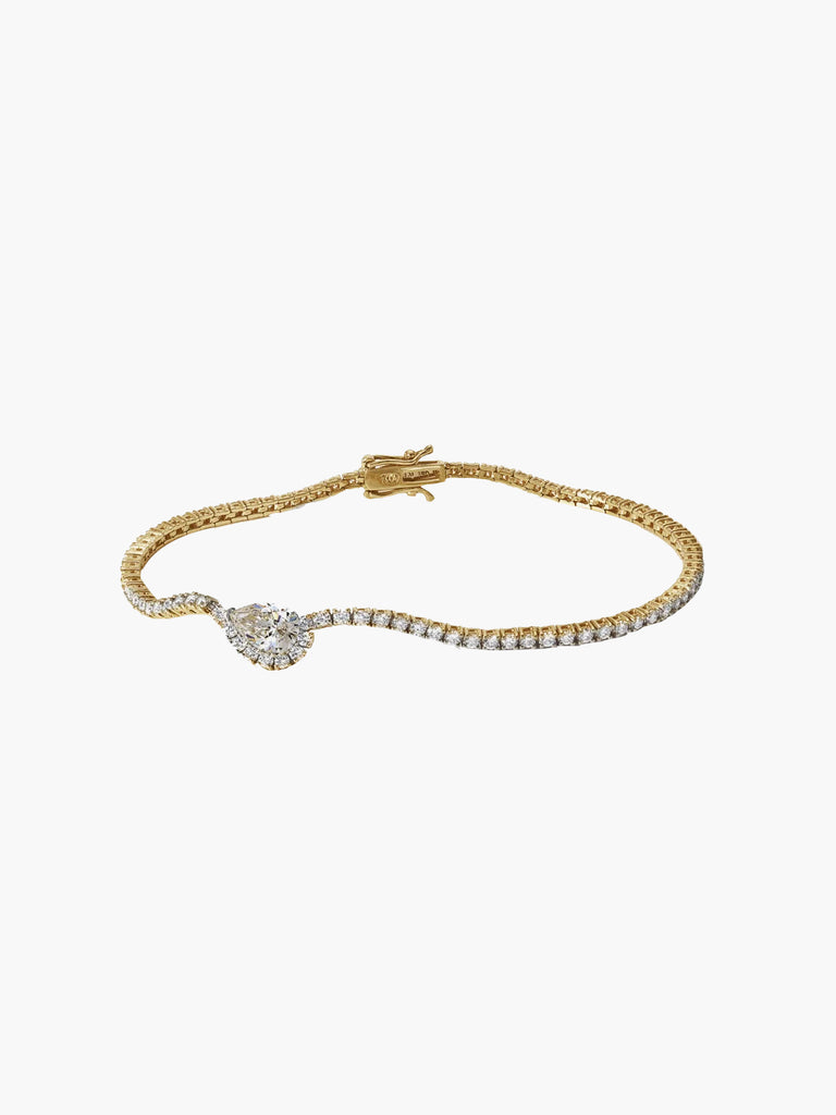 Diamond Trace Eternity Bracelet Fashionkind