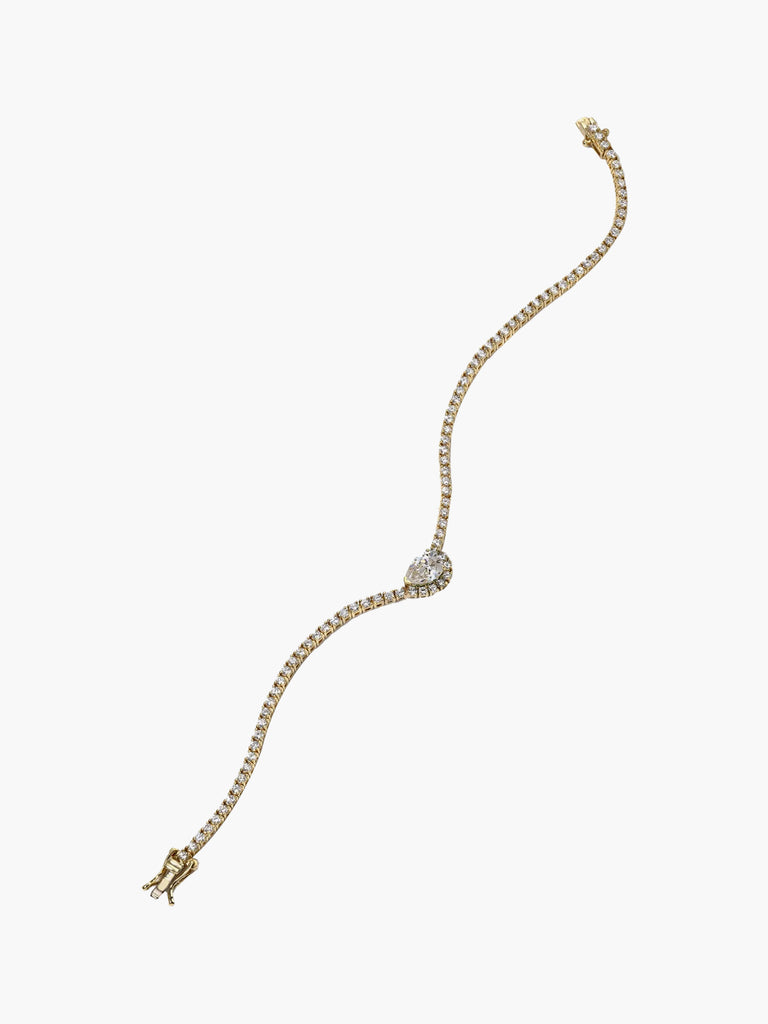 Diamond Trace Eternity Bracelet Fashionkind