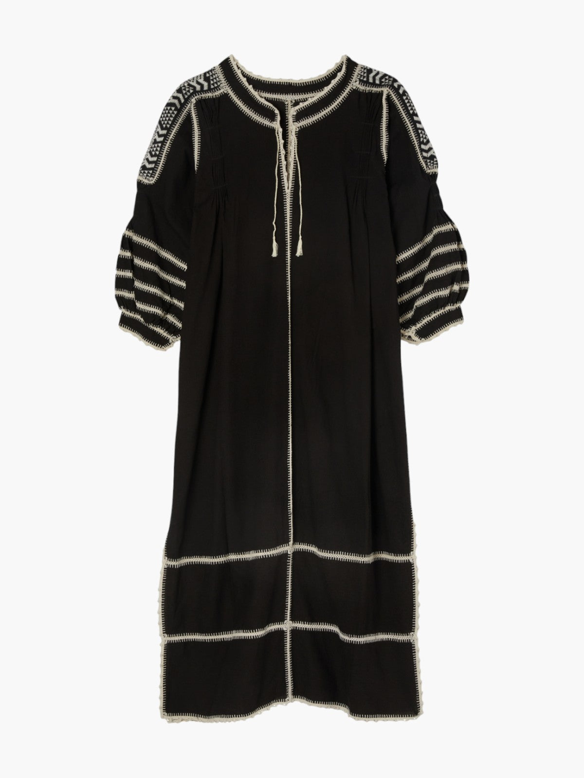 Amorcita Mexican Dress | Black/Ivory Amorcita Mexican Dress | Black/Ivory