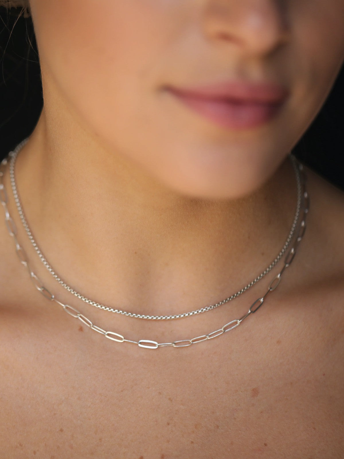 Micro Rectangle Chain Choker Micro Rectangle Chain Choker