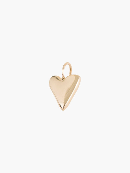 Raw Small Heart Pendant