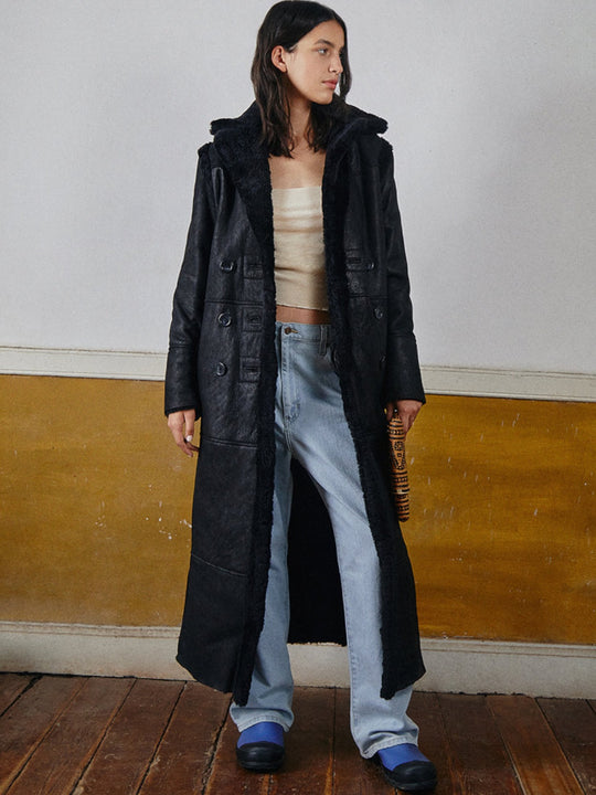 Neon Long Coat | Black