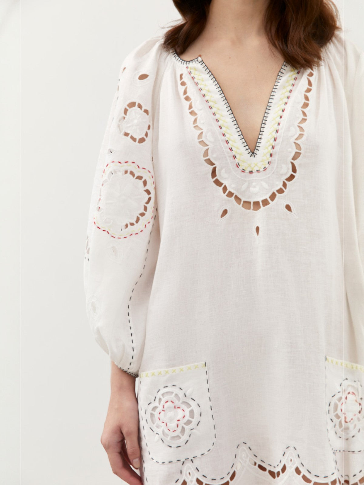 Merezhivo Long Dress | White Merezhivo Long Dress | White