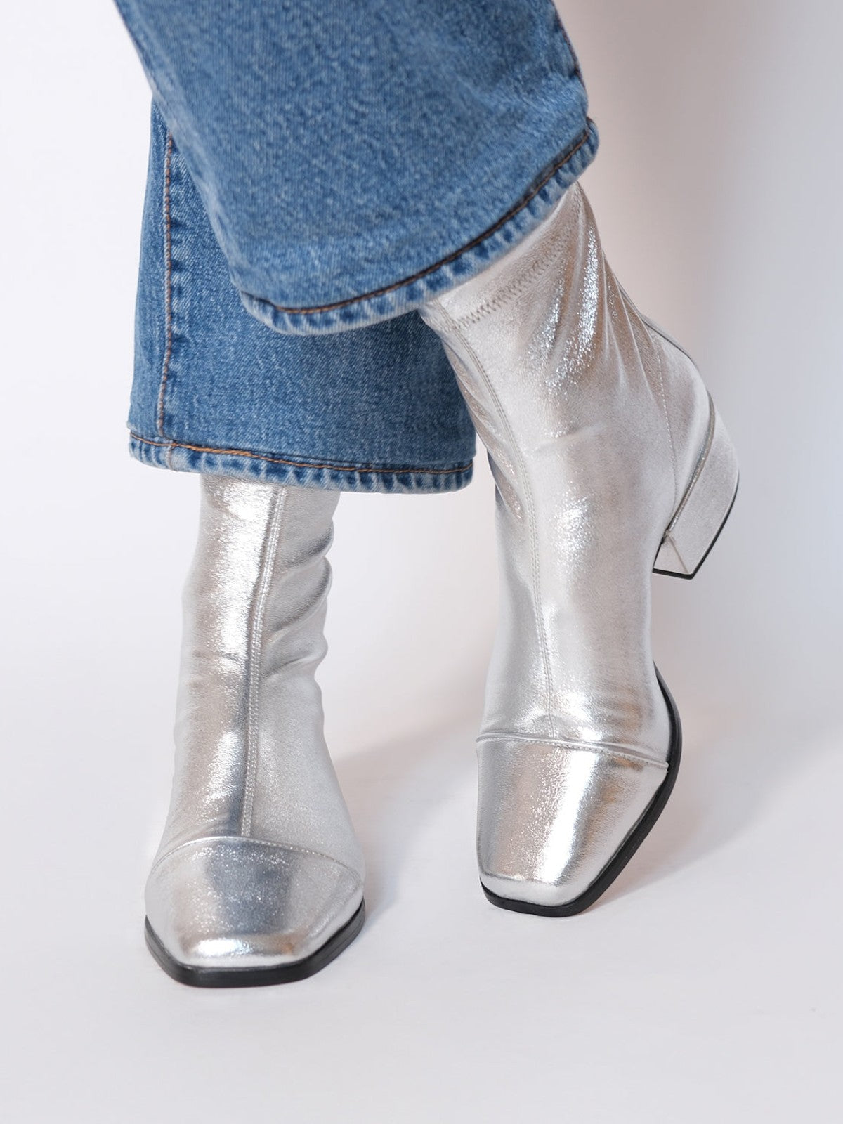 Strada Boots | Silver Strada Boots | Silver