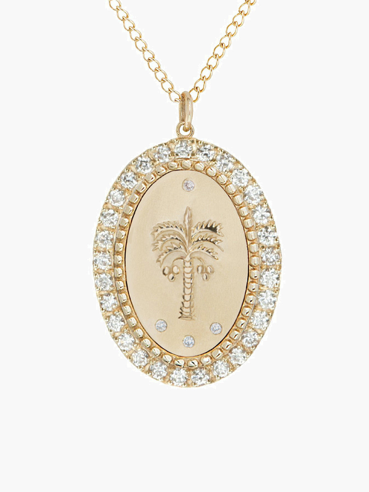 Token Necklace | Date Palm Token Necklace | Date Palm