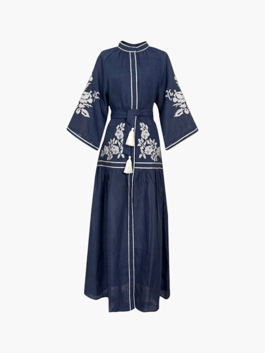 Swan Dress | Navy