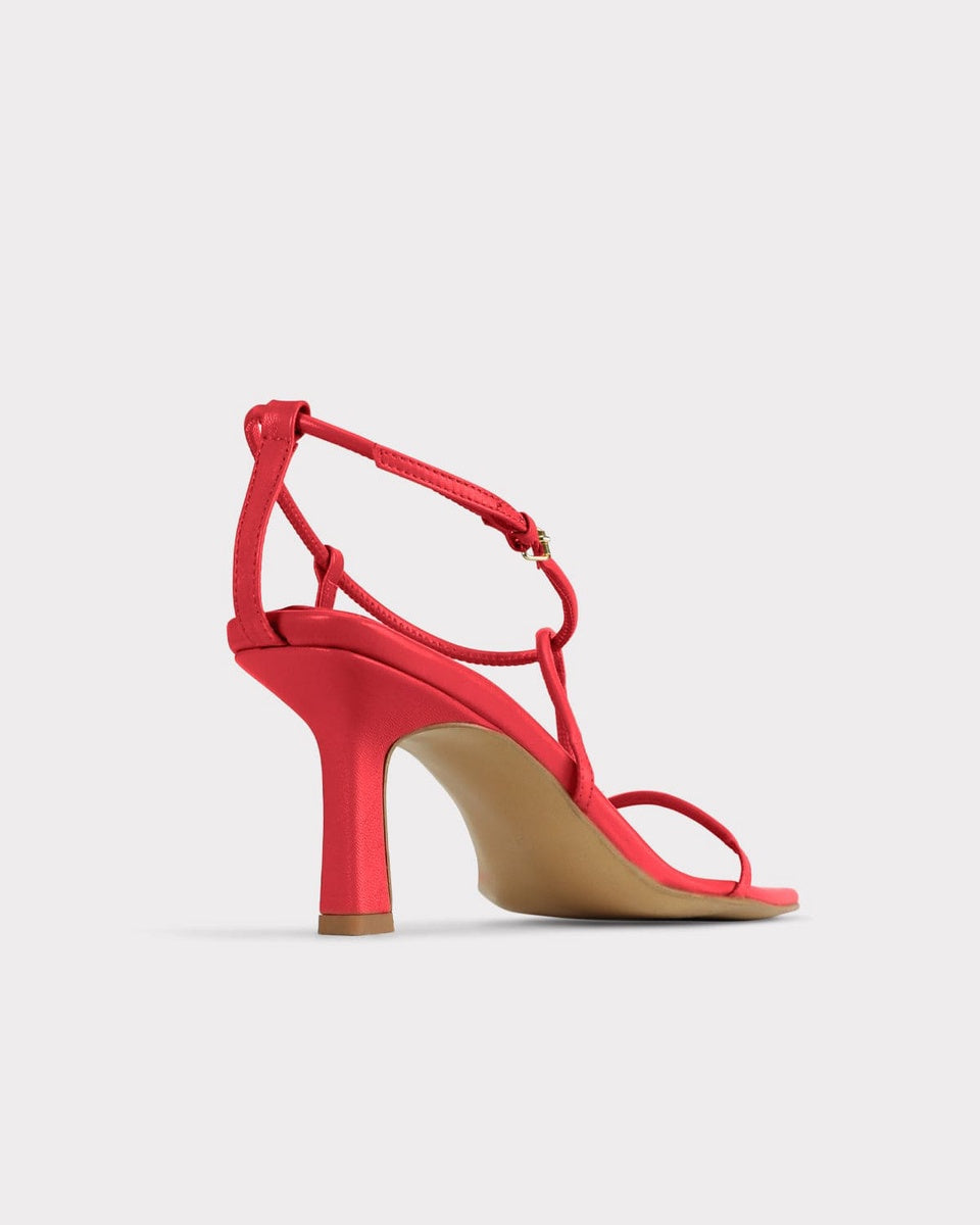 The Strappy Sandal | Red The Strappy Sandal | Red