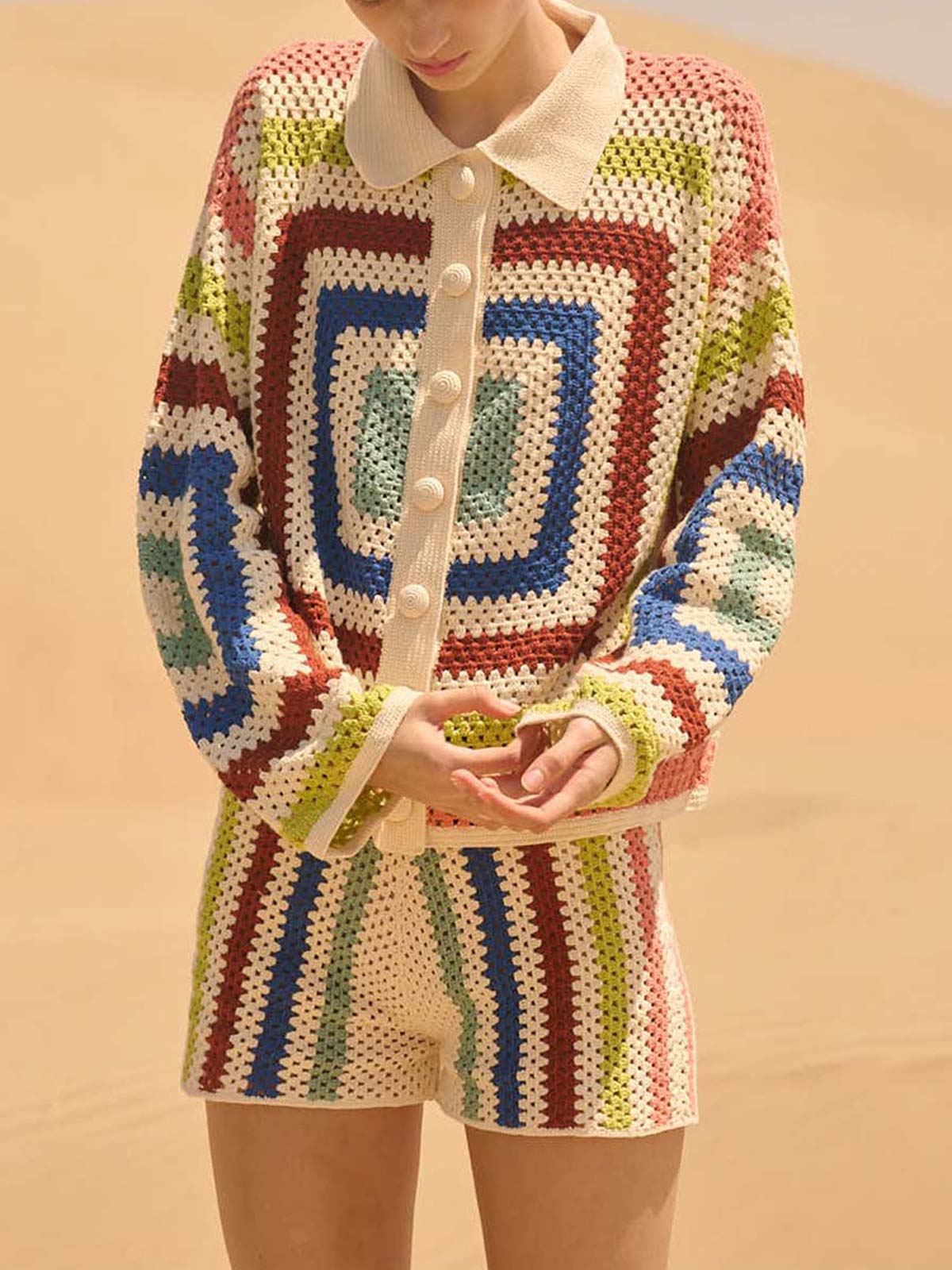 Plaza Crochet Cardigan Plaza Crochet Cardigan