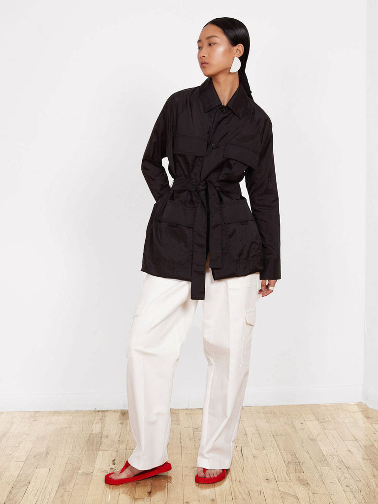 2 Length Utility Jacket | Black | Fashionkind