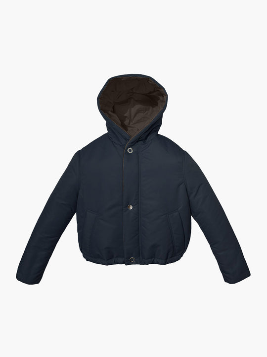 Reversible Sustainable Down Short Coat