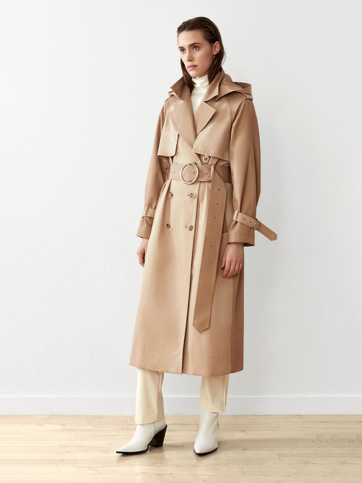 Sustainable Water Resistant Trench Coat | Camel Sustainable Water Resistant Trench Coat | Camel