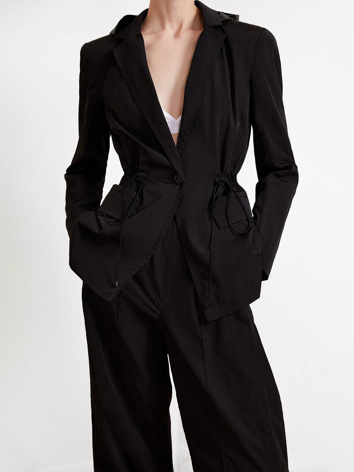 Water Resistant Travel Blazer | Black Water Resistant Travel Blazer | Black