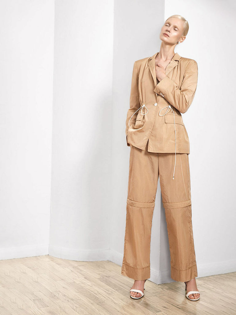 Khaki travel hotsell blazer